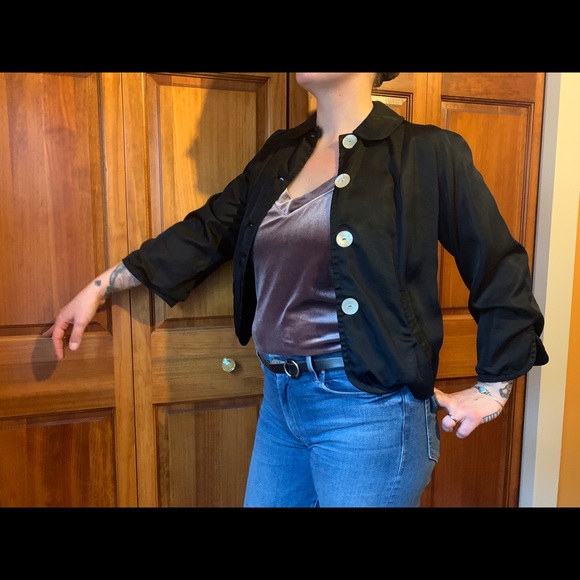 Vintage 1960’s silk jacket - Picture 4 of 9